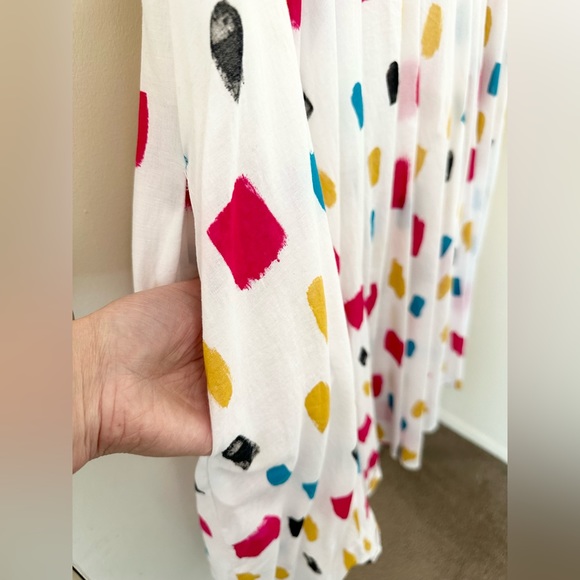 Plus Size ✨ Lane Bryant Confetti Multicolor Midi Dress with Pockets Size 26W - Picture 8 of 15